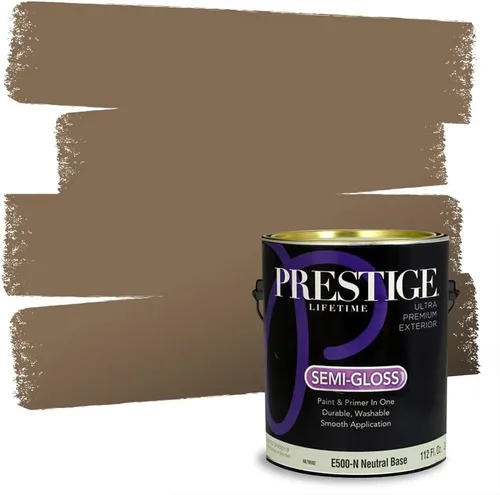 Vista 24 de Pintura 2 en 1, para primera mano y para exterior, de Prestige Paints, E100-N-1120BM