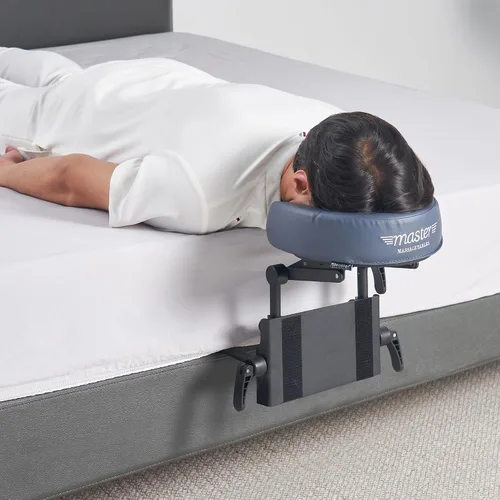 Vista 5 de Master Massage - Kit de masaje de escritorio para la cara – Soporte de almohada de mesa y escritorio – Soporte plegable ajustable para reposacabezas