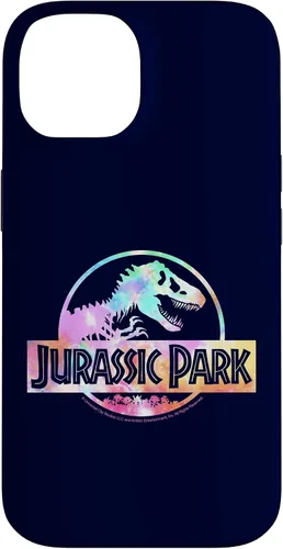 Vista 4 de Funda con logotipo para iPhone 16 Jurassic Park Tie Dye Fill
