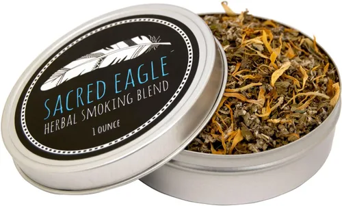 Vista 5 de Sacred Eagle - Mezcla de hierbas para fumar (bolsa de 1 oz)