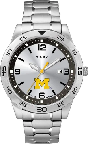 Vista 15 de Timex Tribute Reloj de cuarzo para hombre Citation de 42 mm con correa de acero inoxidable