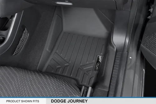 Vista 3 de MAXLINER - Juego de alfombrillas de primera fila para todo tipo de clima, compatibles con Dodge Journey 2010-2020