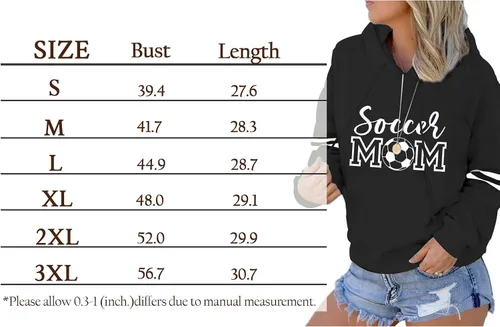 Vista 4 de Sudadera con cuello redondo y cuello redondo para mujer, cómoda, para el día de la madre, para mamá