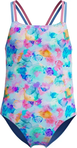 Vista 11 de Speedo Traje de baño de una pieza para niña con tiras finas Azul (Blue Print)