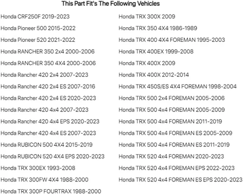 Vista 4 de Tusk Paquete de 3 filtros de aceite de primera línea para Honda TRX 520 4x4 FOREMAN 2020-2026