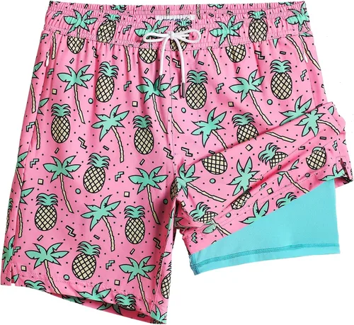 Vista 34 de maamgic Traje de Baño para Hombre 2 en 1, Pantalones Cortos de Natación de 17.8 cm para Hombre, Trajes de Baño, Pantalones Cortos de Tabla