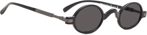 Vista 7 de BLUELESS Gafas redondas vintage Professor Readers (negro)