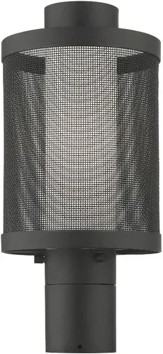 Vista 2 de Livex Lighting 20684-91 - Luz de poste de níquel cepillado (1 luz)