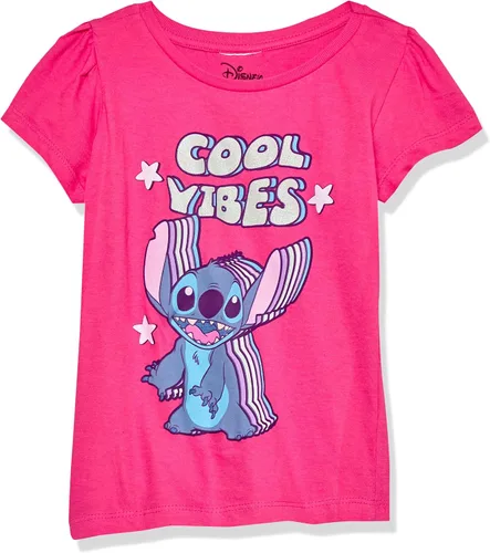 Vista 37 de Camiseta de danza floral Lilo & Stitch con ukelele para niñas Gris asfalto