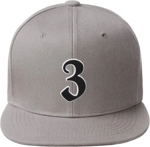 Vista 714 de Daxton Gorra clásica con visera de billete plano con letras del alfabeto inglés antiguo de la A a la Z
