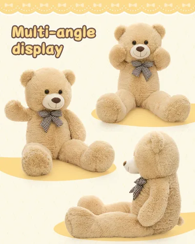 Vista 7 de MaoGoLan - Oso de peluche gigante de 39 pulgadas, ultra suave y lindo, animal de peluche grande, perfecto para Baby Showers, cumpleaños, regalos