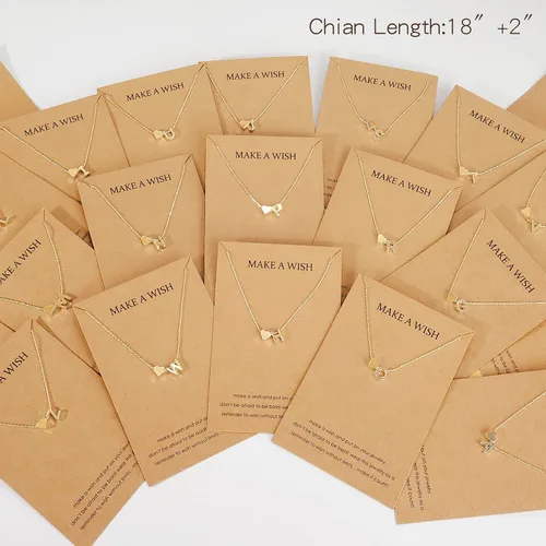 Vista 2 de Initial Necklaces for Women Teen Girl Gifts Trendy Stuff 14K Gold Plated Heart Initial Necklace Dainty Letter Heart Pendant Necklace Christmas Gift