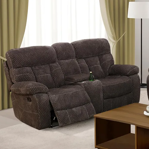 Vista 14 de Juego de sofá reclinable para muebles de sala de estar, juego de sofá y silla reclinable de pana verde, tela manual, sofá reclinable de 3 plazas