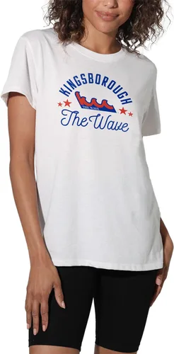 Vista 49 de Colección oficial de camisetas sueltas para mujer, color blanco