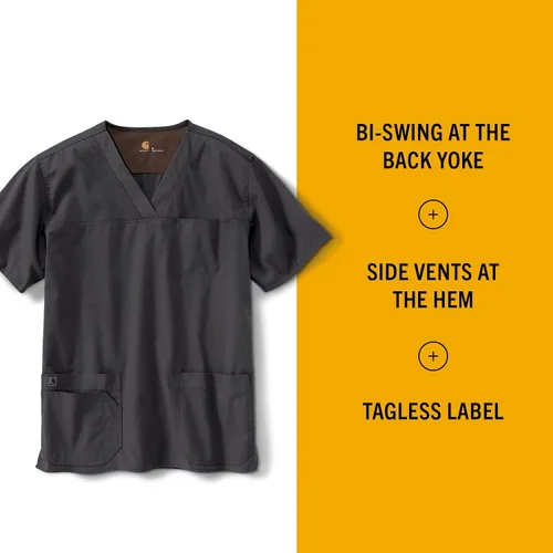 Vista 3 de Carhartt - Camisa ripstop multibolsillo de uniforme para hombre