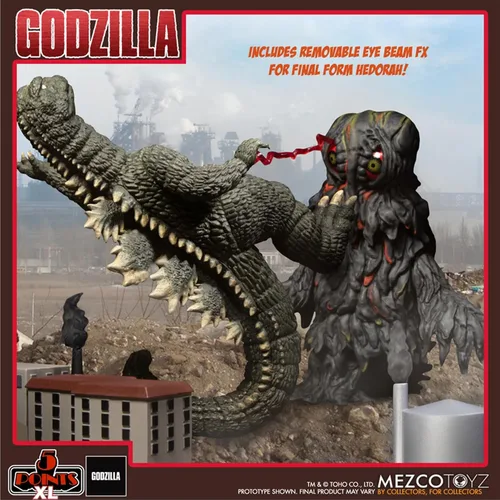Vista 4 de Mezco - Juego en caja 5 puntos XL Godzilla vs Hedorah