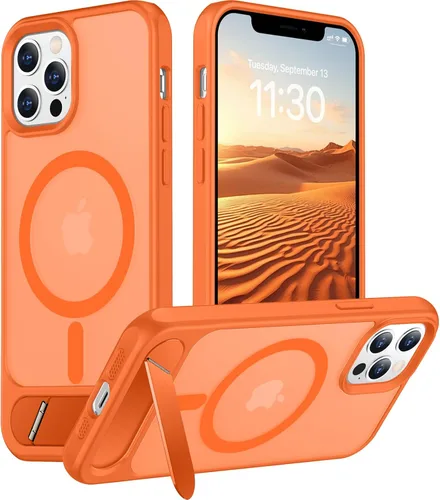 Vista 217 de Funda para iPhone 11 con compatibilidad magnética, [Soporte invisible incorporado][Compatible con MagSafe]