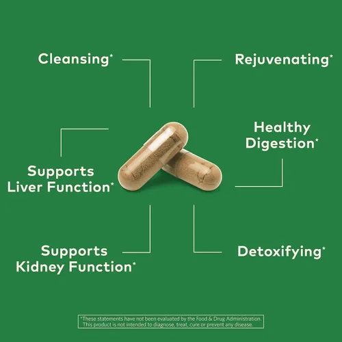 Vista 2 de ORGANIC INDIA Suplemento Herbal para Hígado y Riñón - Desintoxica y Rejuvenece, Apoya la Función Saludable del Hígado y los Riñones, Vegano, Sin