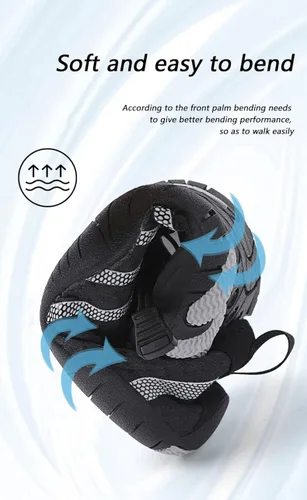 Vista 5 de Zapatos de agua para mujeres y hombres, de secado rápido, zapatos de playa, antideslizantes, zapatos de senderismo, zapatos de natación, zapatos