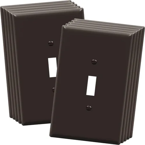 Vista 24 de ENERLITES - Placa de pared para interruptor de luz, acabado brillante, tamaño mediano, hueco para un interruptor de 4.88 x 3.11 pulgadas