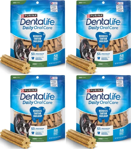 Vista 11 de Tratamientos diarios para el cuidado oral para perros pequeños, Purina DentaLife