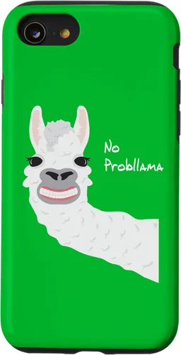Vista 13 de iPhone 15 Funny Llama Alpaca No Prob Llama Regalo Hombres Mujeres Caso