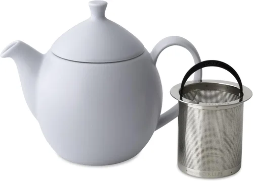 Vista 2 de FORLIFE Tetera de rocío con infusor de cesta, niebla de lavanda, 14 oz/14.0 fl oz