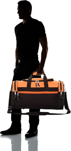Vista 7 de Bolsa de lona, de DALIX, para el gimnasio, para viajar, 17 pulgadas