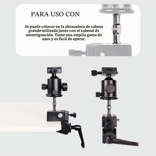 Vista 5 de 4 piezas estándar de 1/4 a 3/8 pulgadas convertidor macho de metal roscado adaptador de trípode espiga para soporte de flash, soporte de luz
