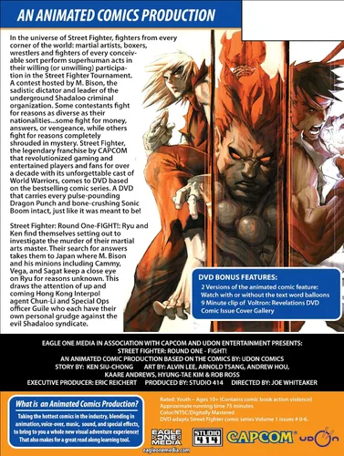 Vista 2 de Street Fighter Animated Comic Volume 1 - Round One - FIGHT
