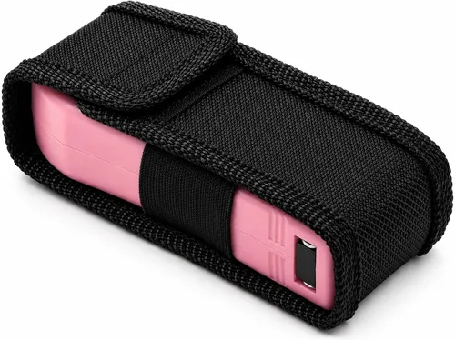 Vista 6 de POLICE Stun Gun & Burn Pepper Spray Combo para mujeres y hombres - Kit de autodefensa recargable con linterna LED, rosa - 398