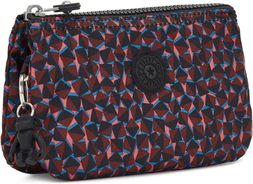 Vista 2 de Kipling Creativity L Solid Pouch, Estampado De Cuadrados Felices