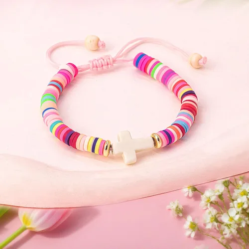 Vista 12 de Regalos navideños para niños, niñas adolescentes, mujeres, linda pulsera de cruz para niñas, regalos de Navidad cristianos para mujeres, ideas