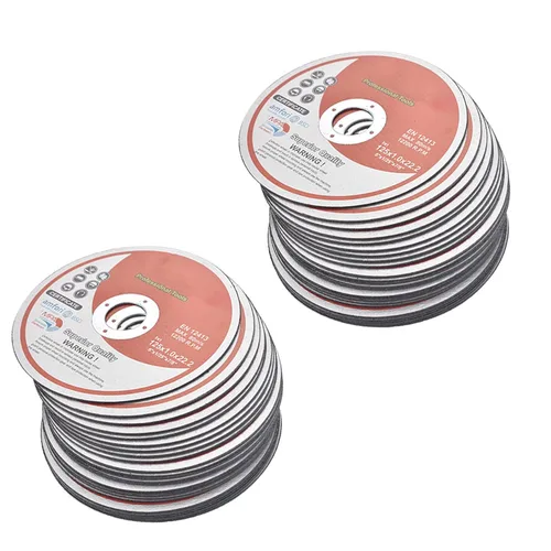Vista 10 de ALL-CARB Paquete de 25 ruedas de corte de metal y acero inoxidable de 4 pulgadas x 0.040 pulgadas x 5/8 pulgadas, disco de corte de metal fino apto