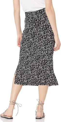 Vista 2 de Tienda Essentials - Falda por debajo de la rodilla de punto y sin cierre para mujer