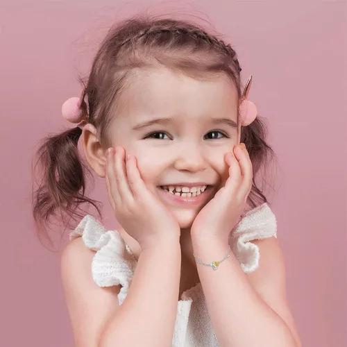 Vista 5 de AOBOCO Pulsera de plata de ley con ángel guardián, regalos de cumpleaños para niñas