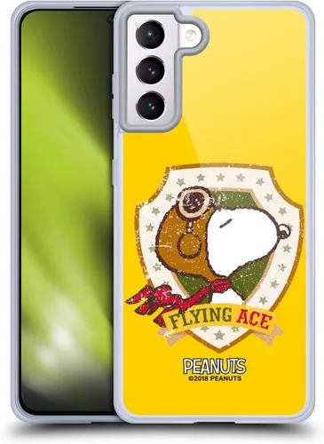 Vista 153 de Head Case Designs Officially Licensed Peanuts Flying Ace The Many Faces of Snoopy Gel Case [Military Grade Protection] Compatible with Google Pixel 3