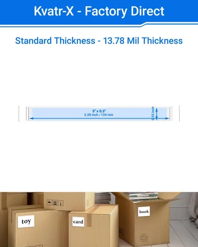 Vista 175 de 30 PCS Clear Self Adhesive Plastic Label Pockets, Top Loading Business & Library Index Card Holders, Peel and Stick Sleeves for Storage Bins, Totes