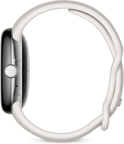 Vista 4 de Google Pixel Watch - Reloj inteligente Android con seguimiento de actividad Fitbit - Seguimiento de frecuencia cardíaca - Caja de acero inoxidable