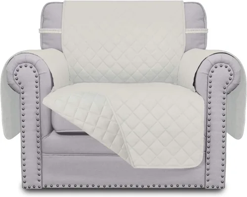Vista 292 de Easy-Going - Funda reversible para sofá, resistente al agua, con varillas de espuma y correas elásticas, protector de muebles para mascotas y perros