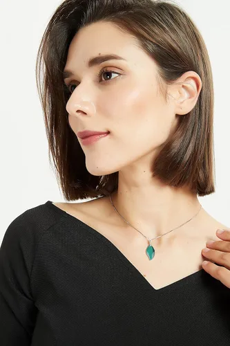 Vista 4 de COAI Collar de cristal curativo de cadena de plata de ley 925 para mujer