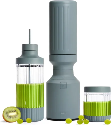 Vista 19 de Beast Mighty 850 Licuadora personal compacta premium Para batidos, malteadas, aderezos, salsas, postres, salsas para mojar Mezcla hielo