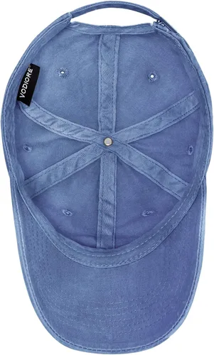 Vista 5 de VODIORE Vintage Washed Cap Distressed Baseball Caps Unisex Adjustable Dad Hats