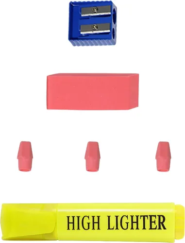 Vista 9 de Paquete de 24 mochilas escolares de 17 pulgadas con kits de 17 piezas de suministros escolares, paquete a granel esencial para estudiantes