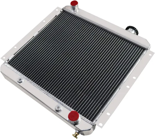 Vista 4 de ALLOYWORKS - Radiador de aluminio de 3 filas para Toyota Land Cruiser FJ40 FJ45 1960-1984 3.9/4.2L Full aluminum radiator. High thermal