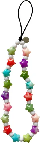 Vista 12 de Drawwind Correa con cuentas para teléfono con pulsera universal, cordón para teléfono celular lindo, pulsera de muñeca con cuentas, cadena de hilo