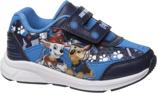 Vista 3 de Josmo Tenis ligeros de Paw Patrol para niños con cierre de correa fácil, NegroNaranja