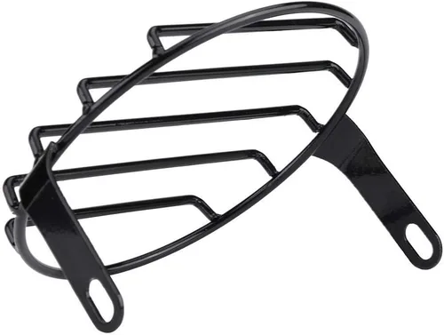 Vista 3 de Cubierta universal de 6.5 pulgadas para parrilla de faros delanteros de motocicleta para Cruiser Chopper Cafe Racer (#1)