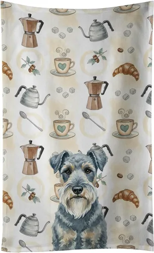 Vista 308 de Caroline's Treasures Afghan Hound - Toalla de cocina para barra de café, terciopelo frontal y lazo de algodón, lavable a máquina Sabueso afgano