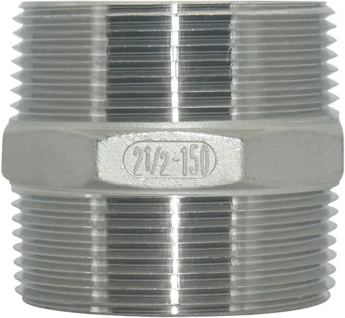 Vista 7 de Pezón hexagonal roscado macho NPT de 1/8 "x 1/8", acoplador rápido de acero inoxidable 304 (1/4")